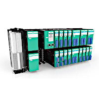 FB remote I/O stations form a modular signal conditioning system to interface signals from the field with a Honeywell control system in the safe area